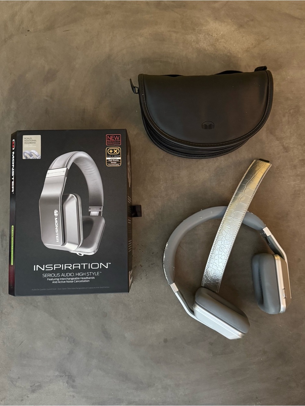 Monster Inspiration Headphones w Interchangeable Headband & Noise Cancellation